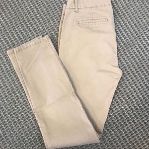 J.Crew Khaki Capris /Skinny Jeans
